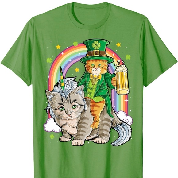 Colorful Cat Graphic T-Shirts and Sweatshirt - Picture 9 of 16